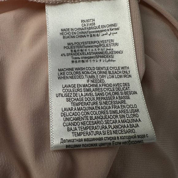 BCBGeneration Sleeveless Halter ‎ Mini Sheath Dress, Size Small, Rose Smoke - Picture 7 of 8